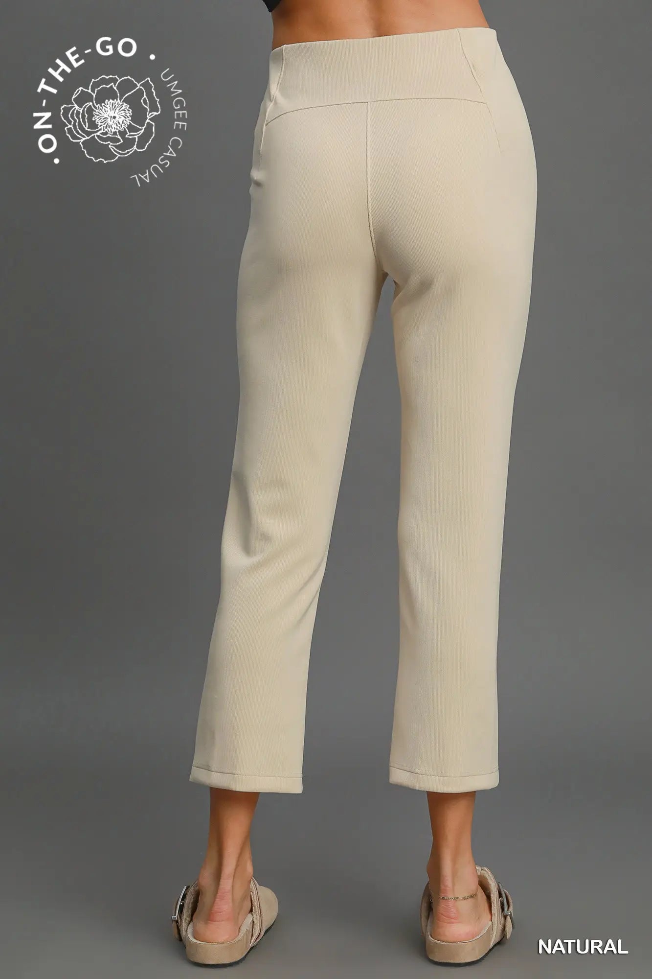 UMGEE Natural Modal Blend High Rise Cropped Pants * Market Special *