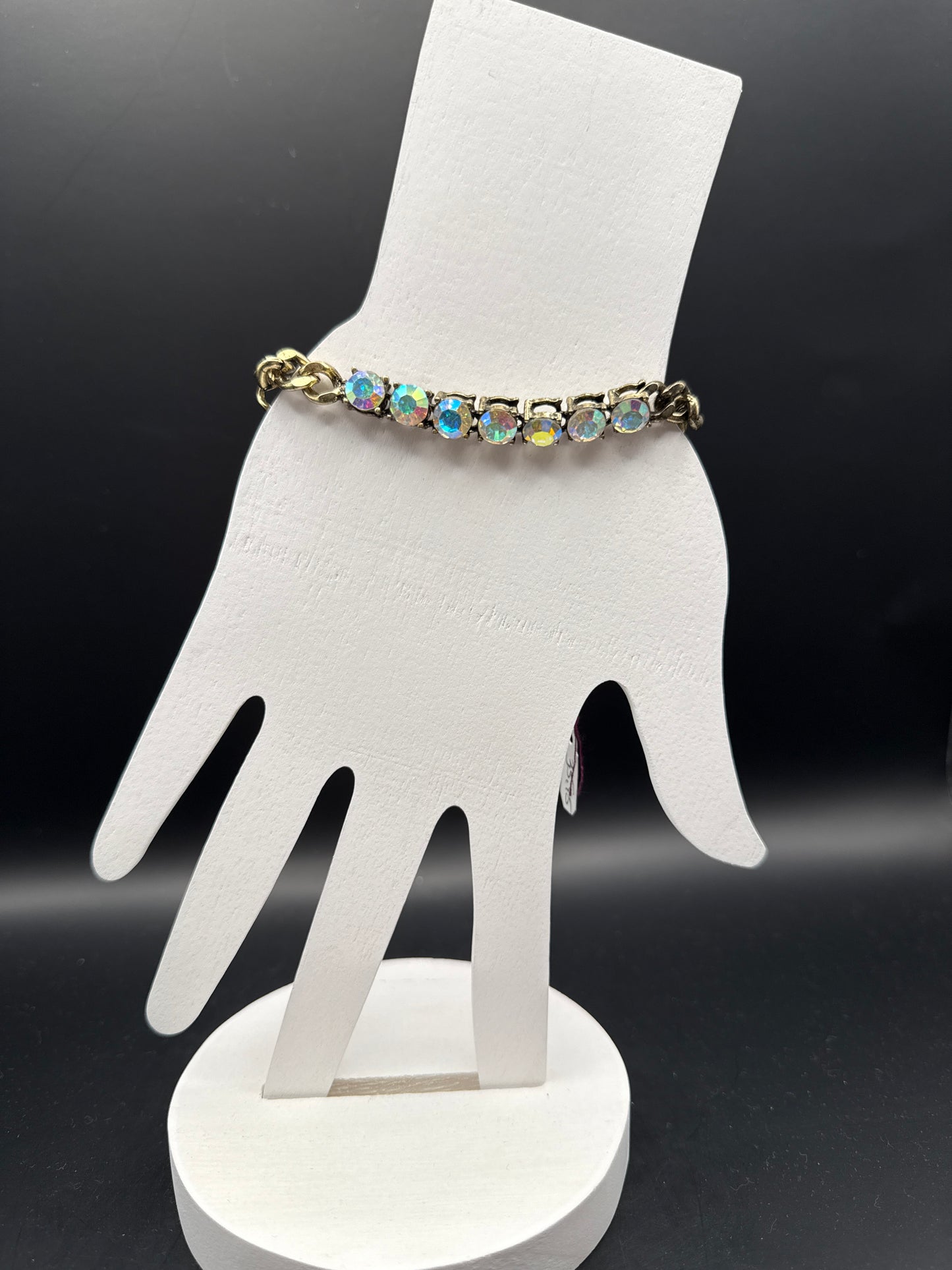 ALICE AB Stone Burnished Gold Bracelet