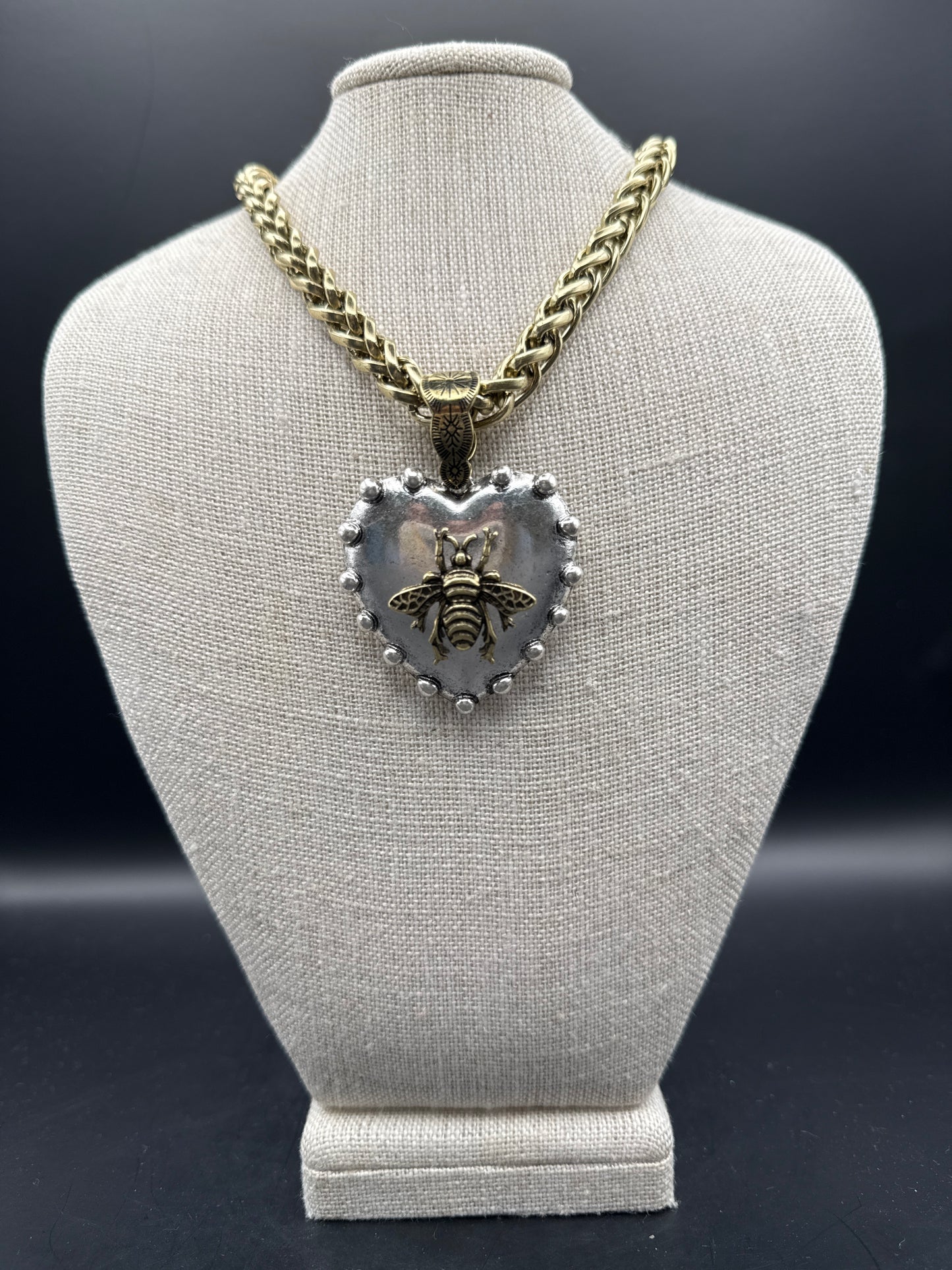 ALICE Bumblebee Heart Necklace