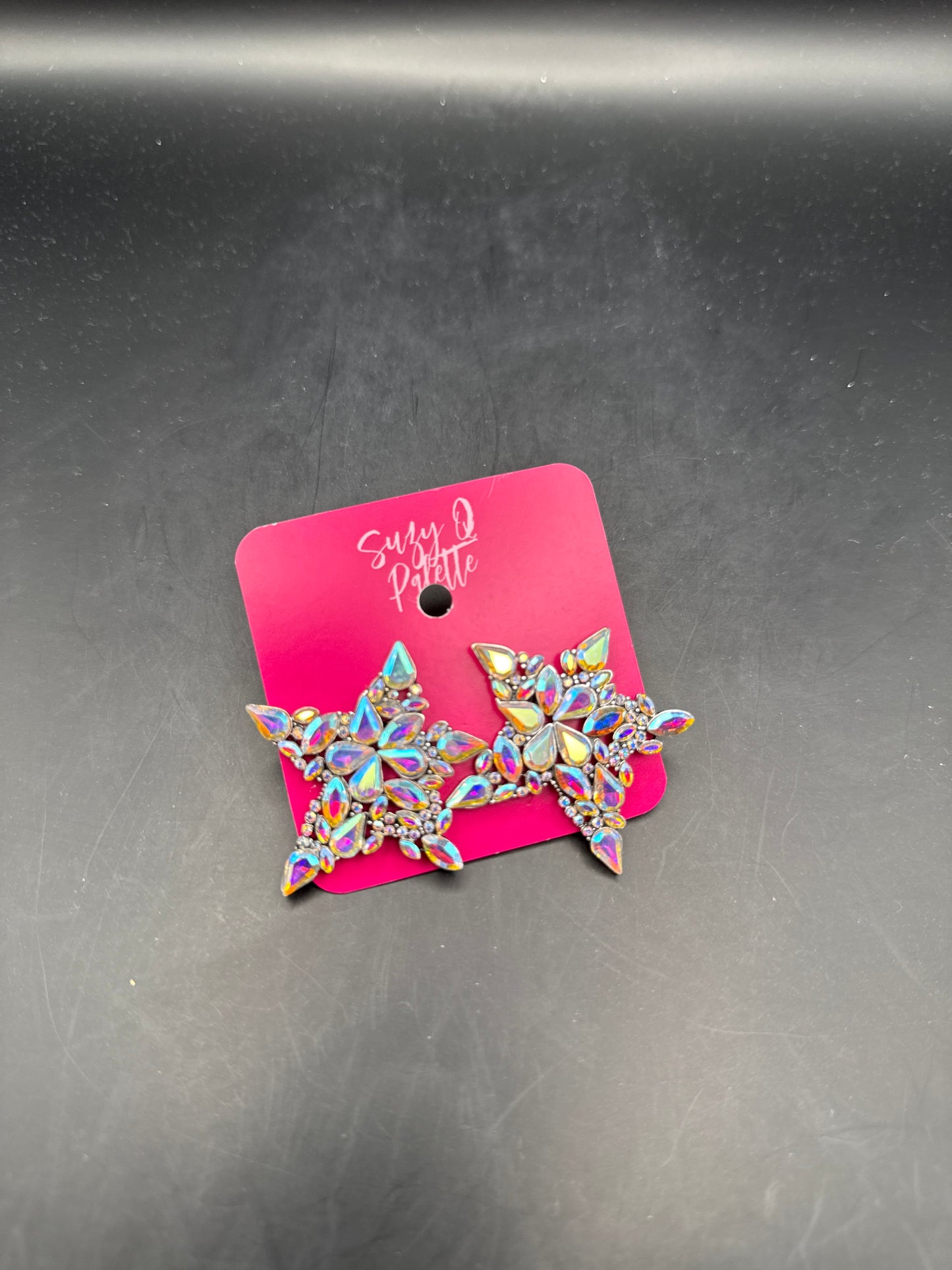 ALICE AB Stone Star Earrings
