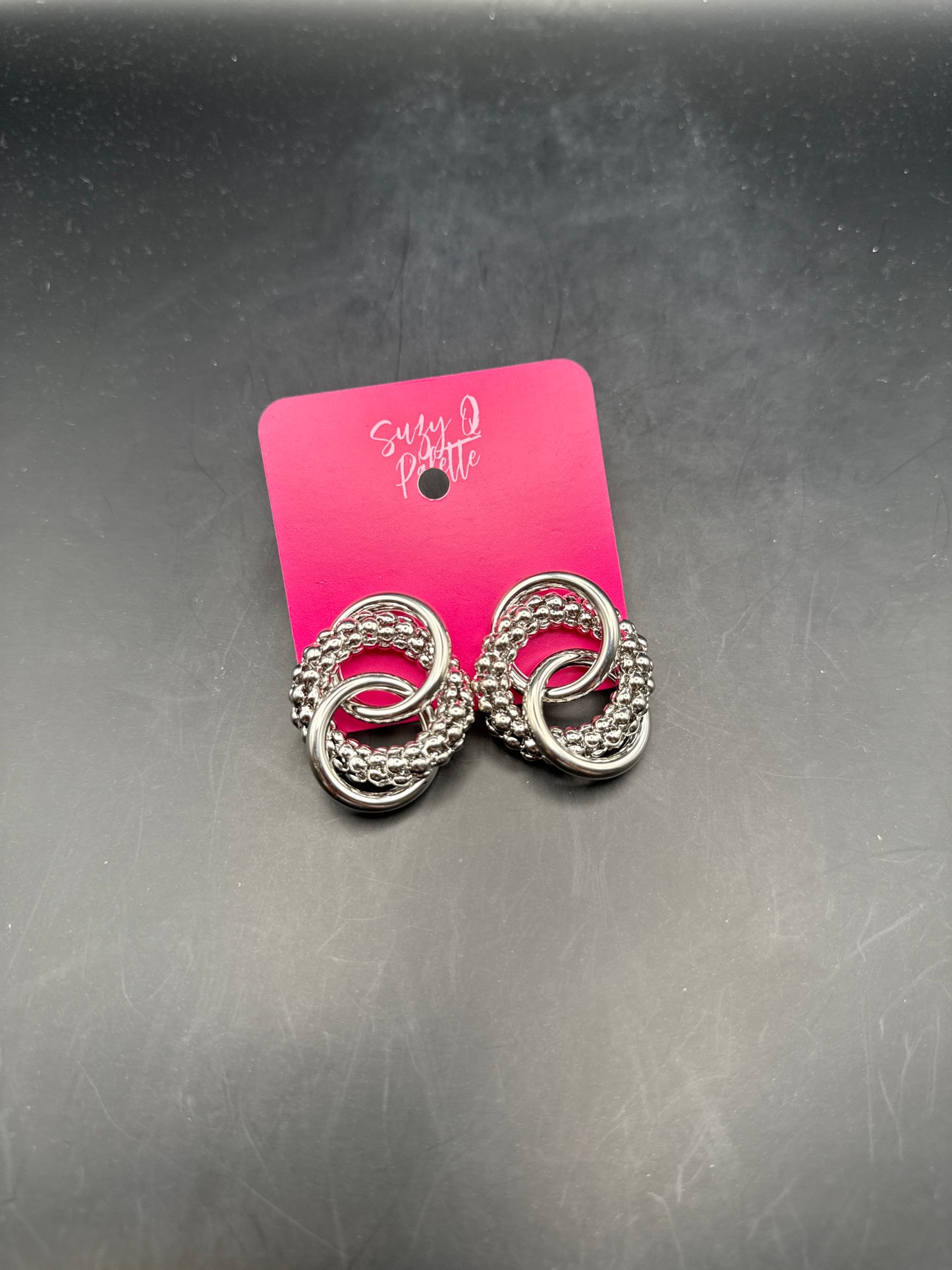 ALICE Silver Circle Earrings