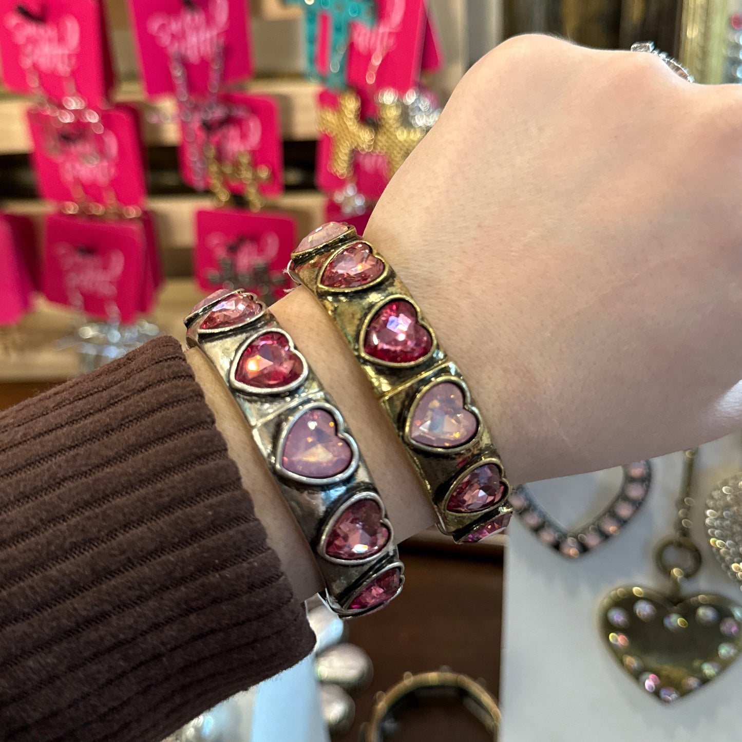 ALICE Pink Heart Bracelet