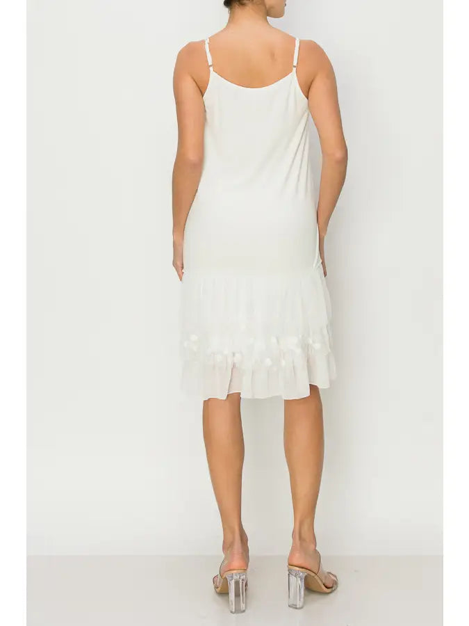 ORIGAMI Ivory Lace Slip Dress Extender