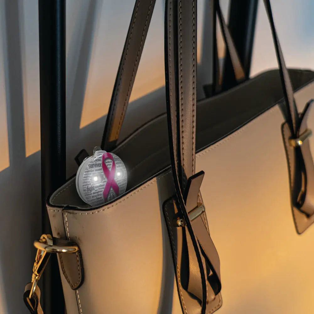 Breast Cancer Awareness Purse Light