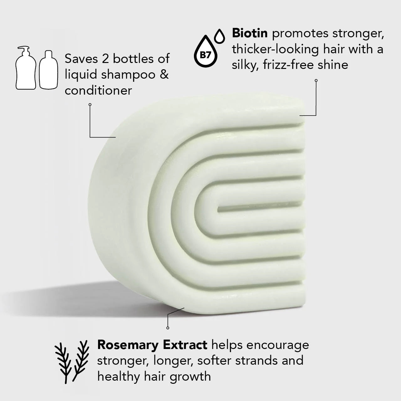 KITSCH Rosemary & Biotin Volumizing Conditioner Bar