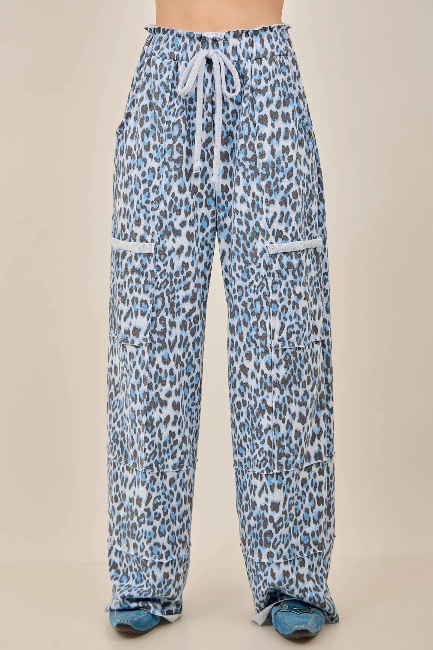 J HER Blue Leopard Pants