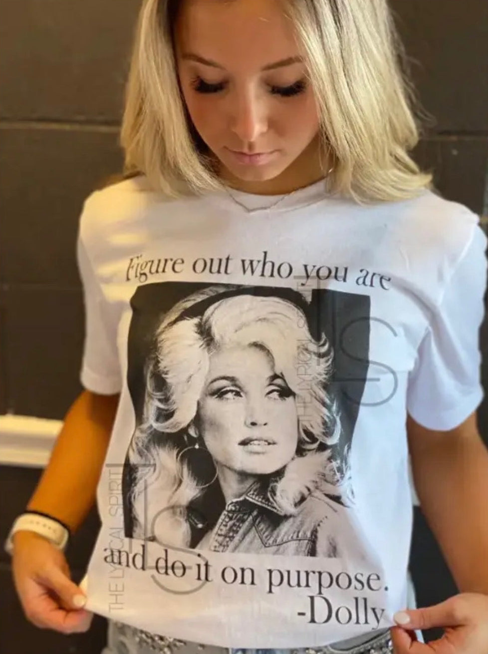 Do It On Purpose White Dolly T-Shirt