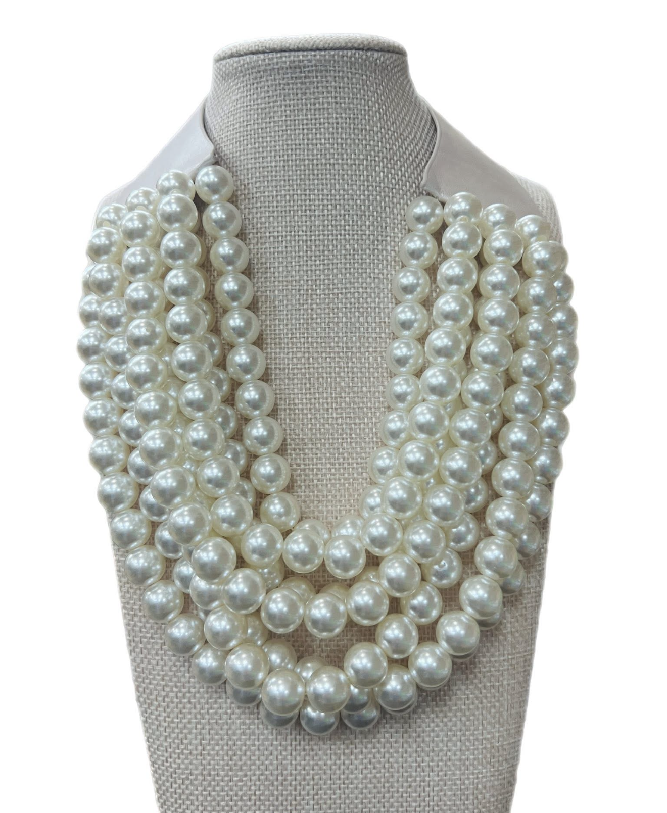 Inspired Pearl Multilayer Beaded Magnetic Closure Necklace