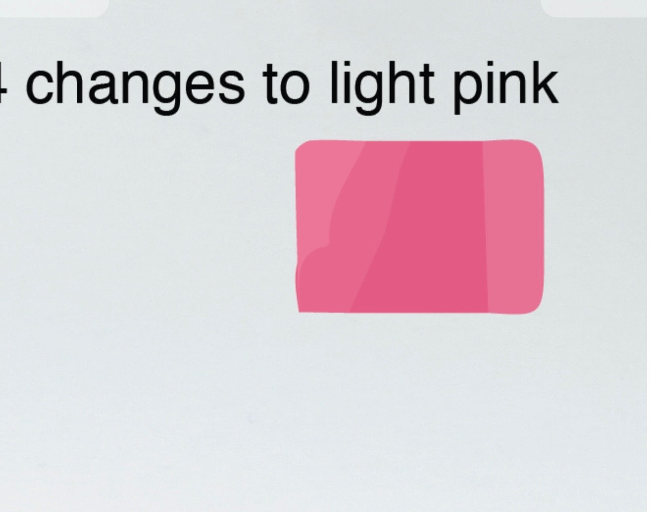 Color Changing Lipstick White - Light Pink