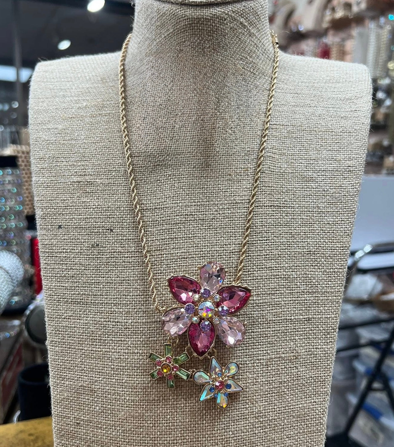 Multi Flower Necklace