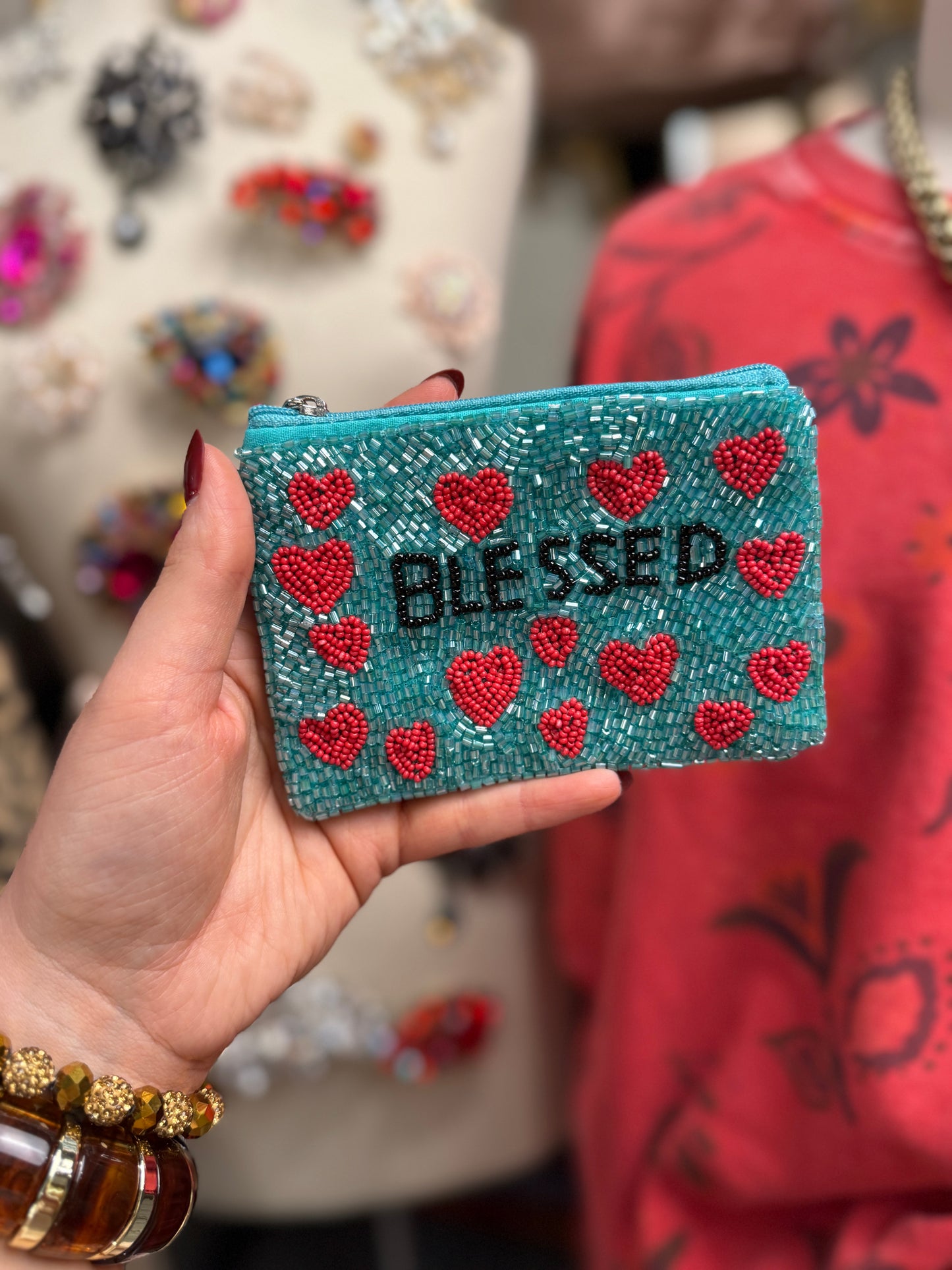Blessed Beaded Bag