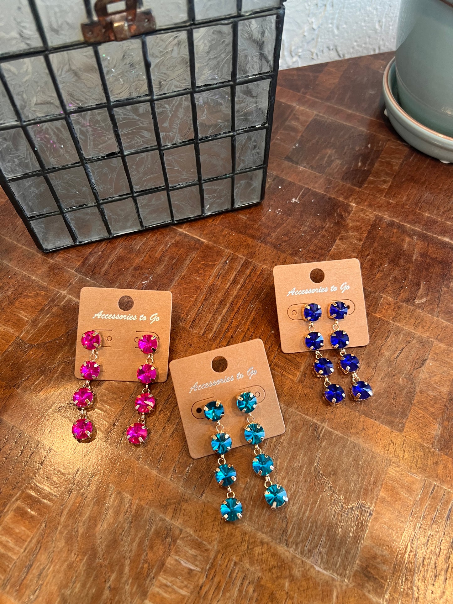 Drop Stone Earrings