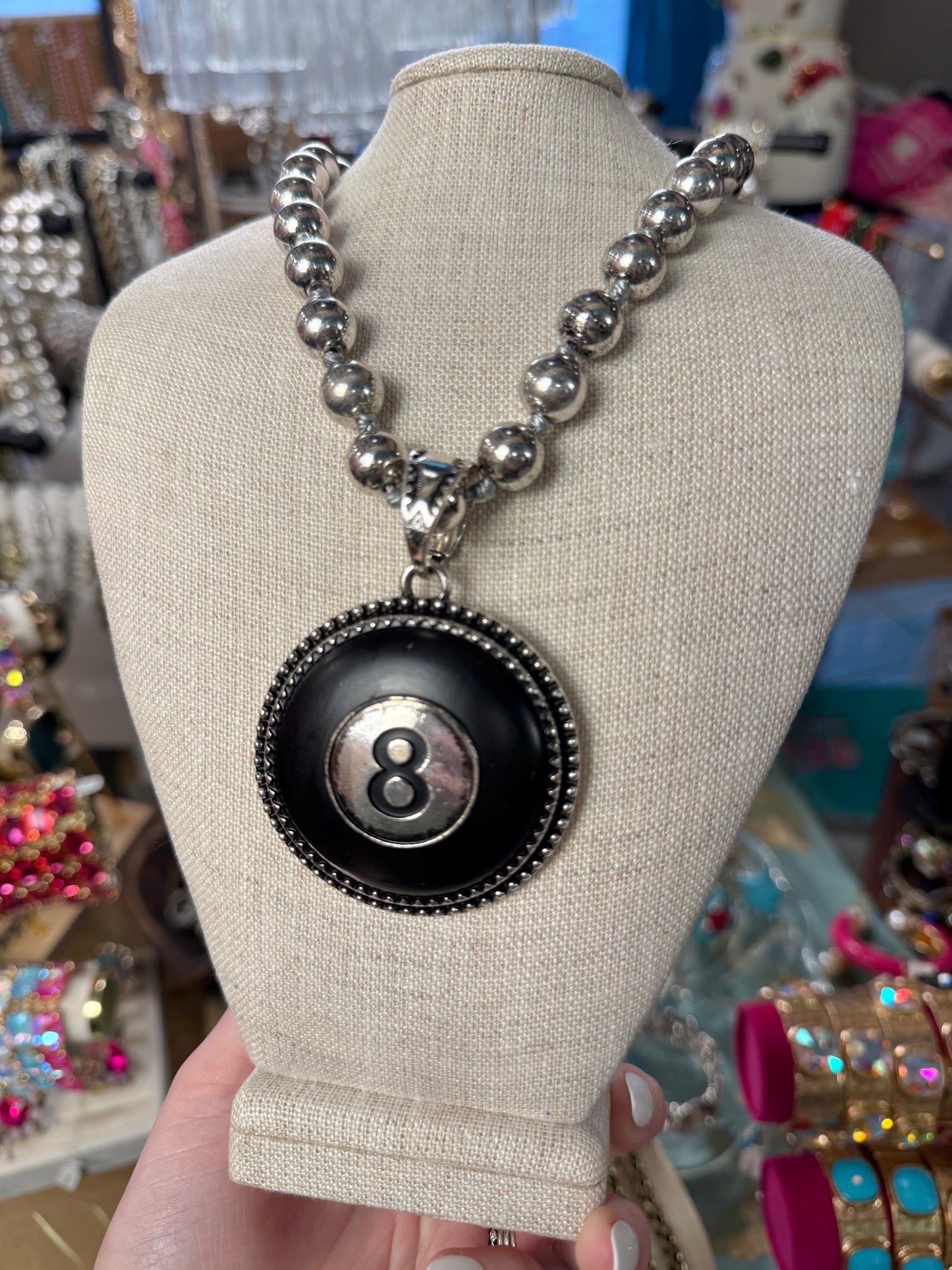 8 Ball Necklace