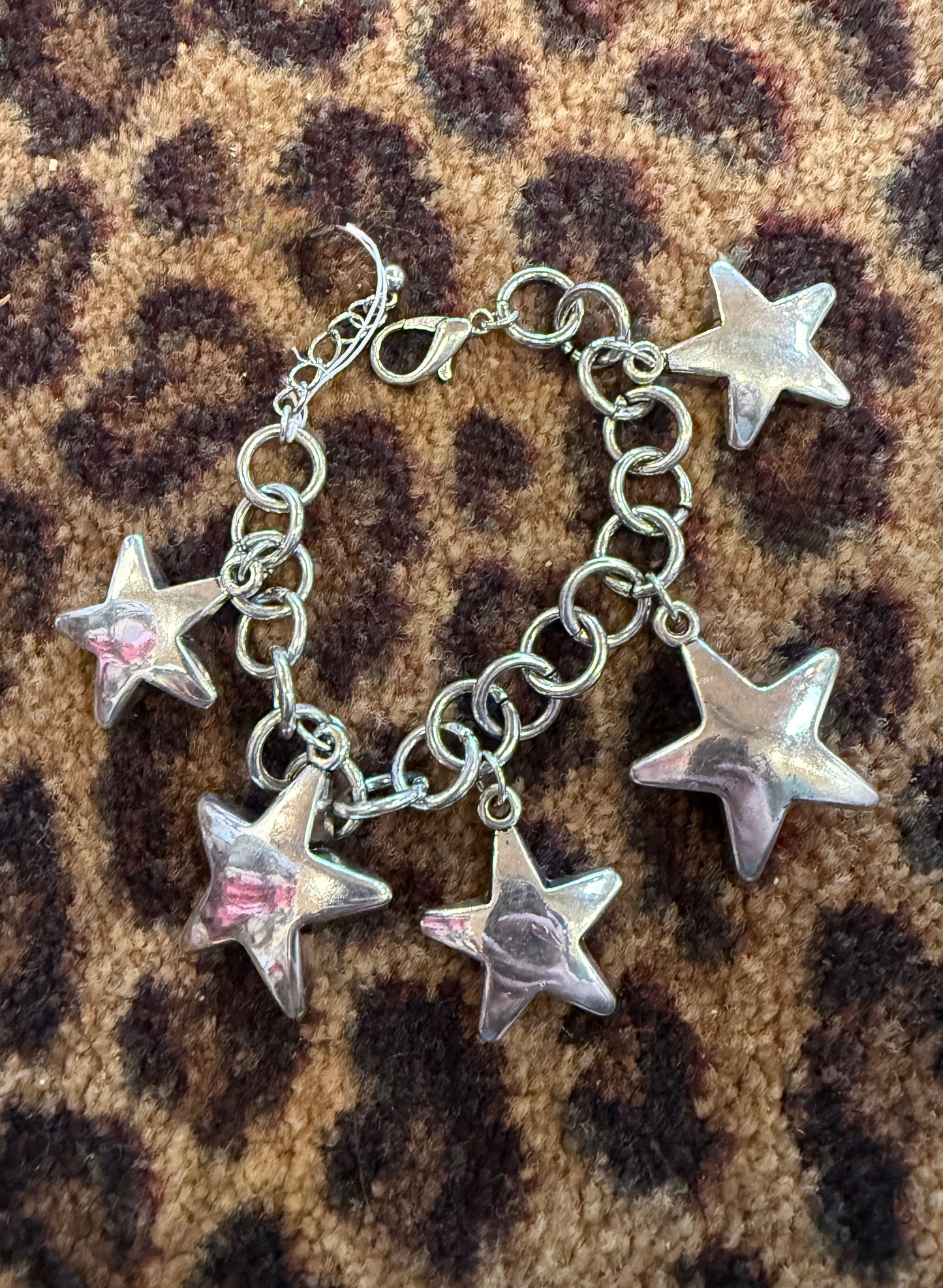 Silver Star Charm Bracelet