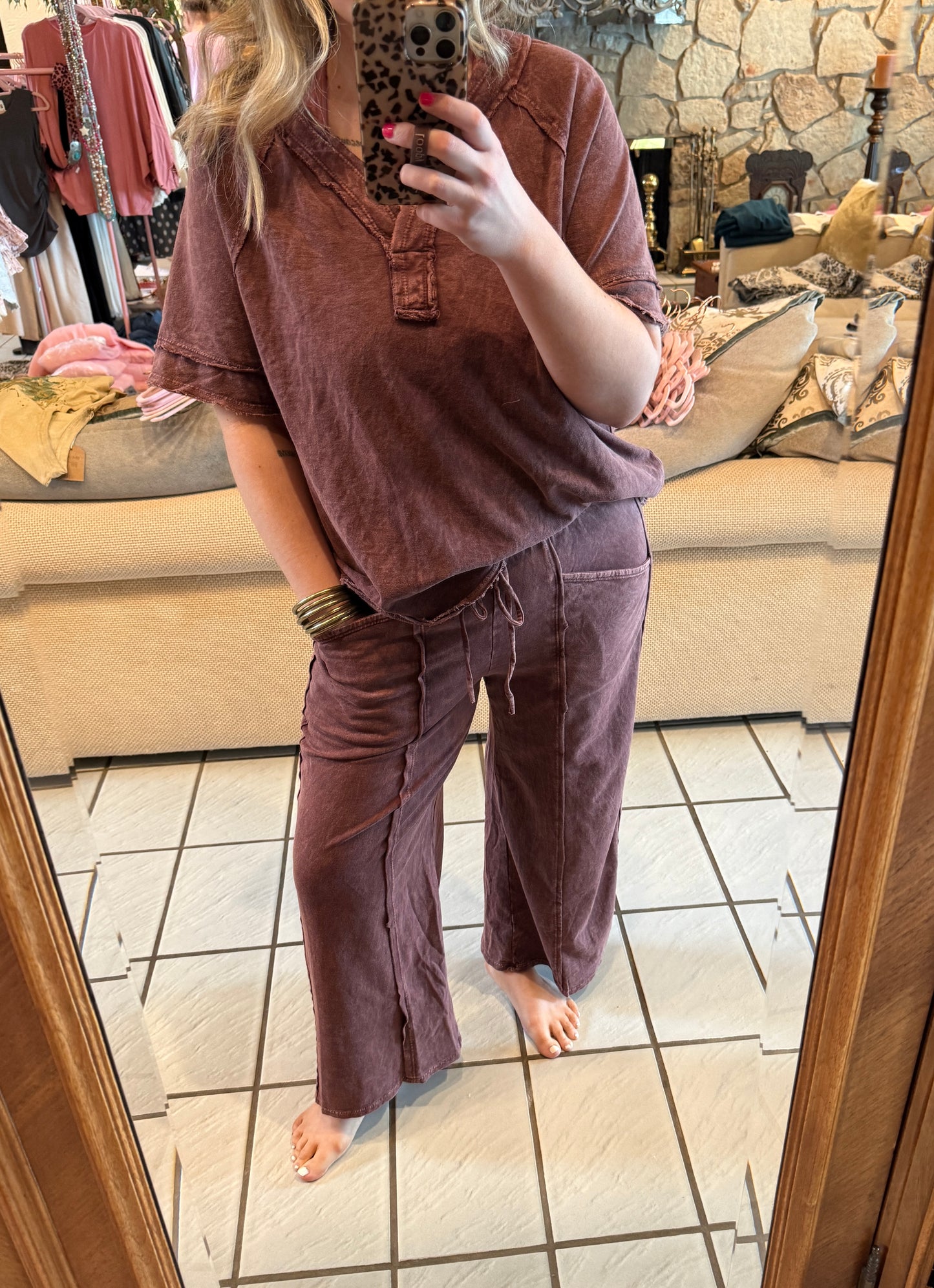 J HER Hot Cocoa Straight Leg Pants