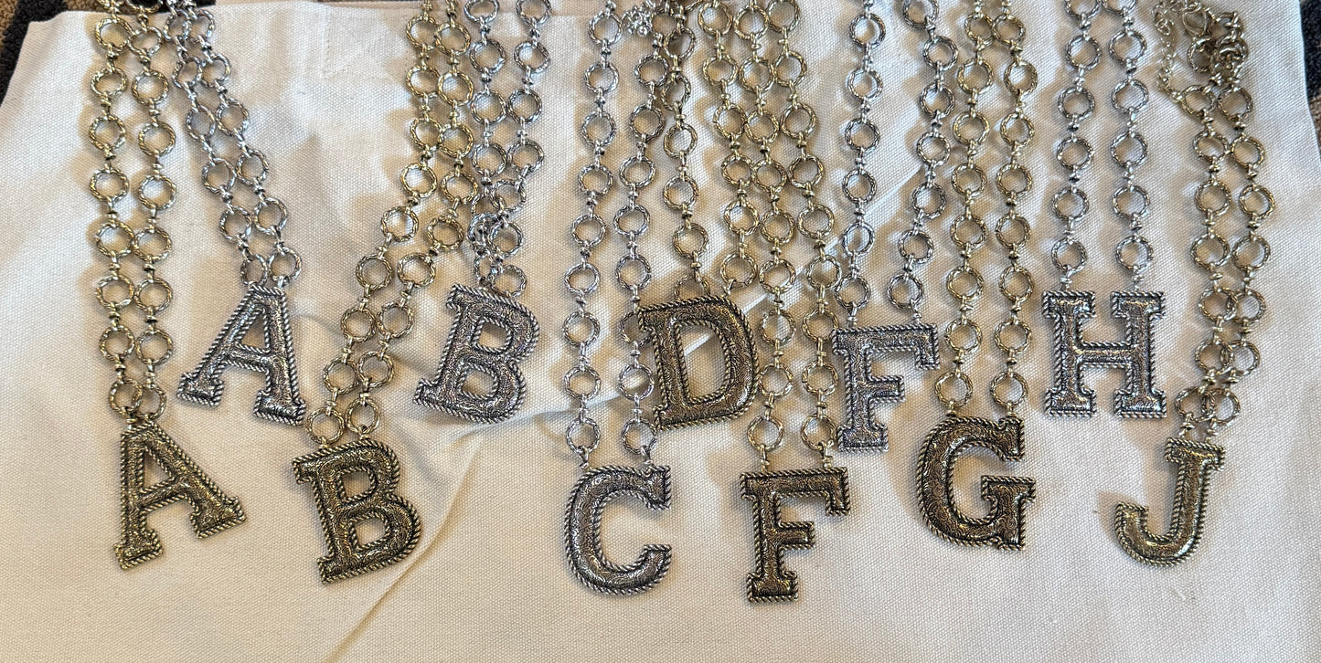 Initial Necklaces