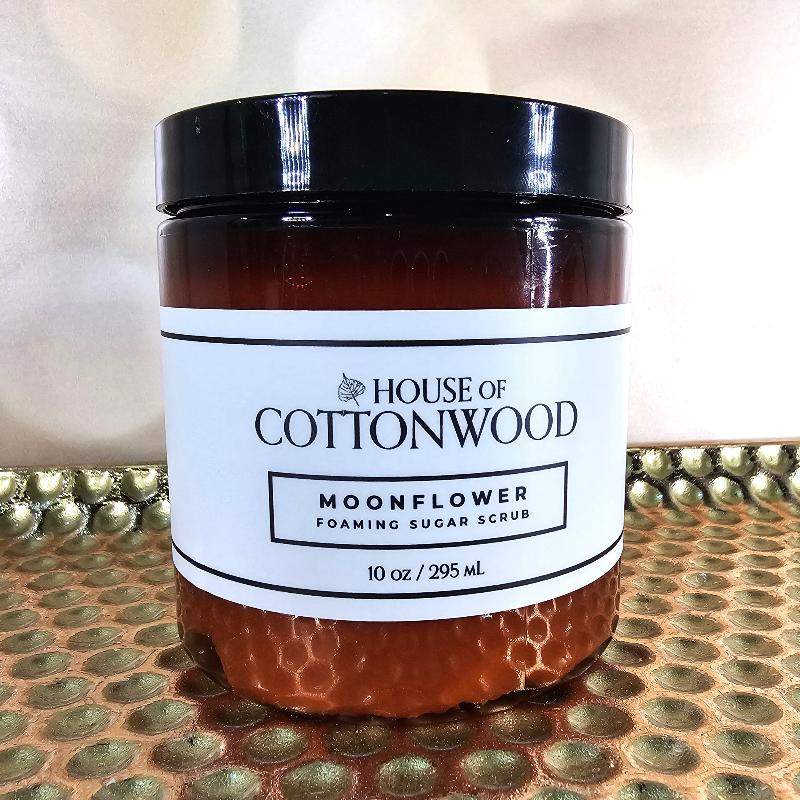 House of Cotton Moonflower Foaming Sugar Scrub