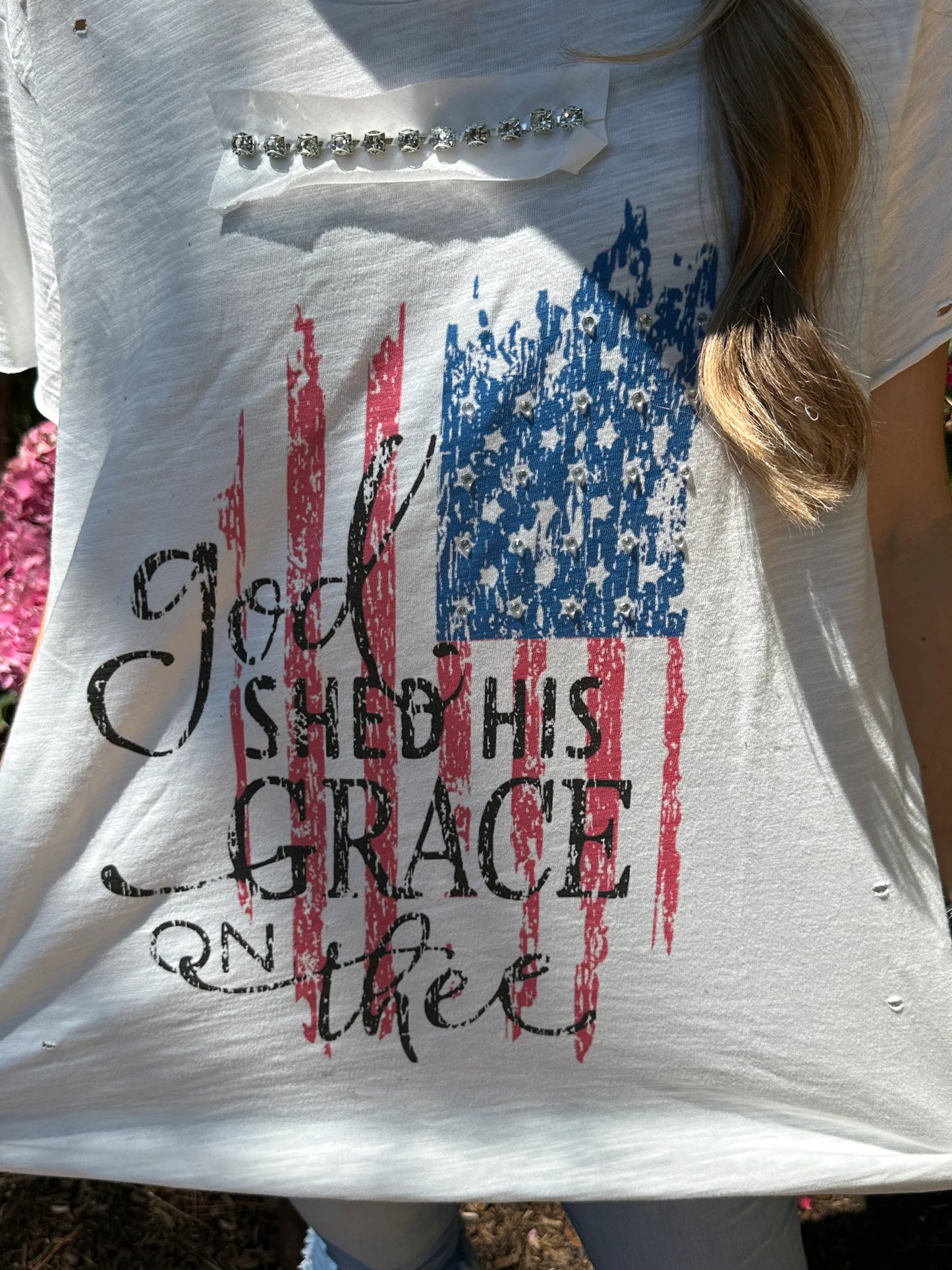 A Rare Bird God Shed His Grace Tattered Shirt