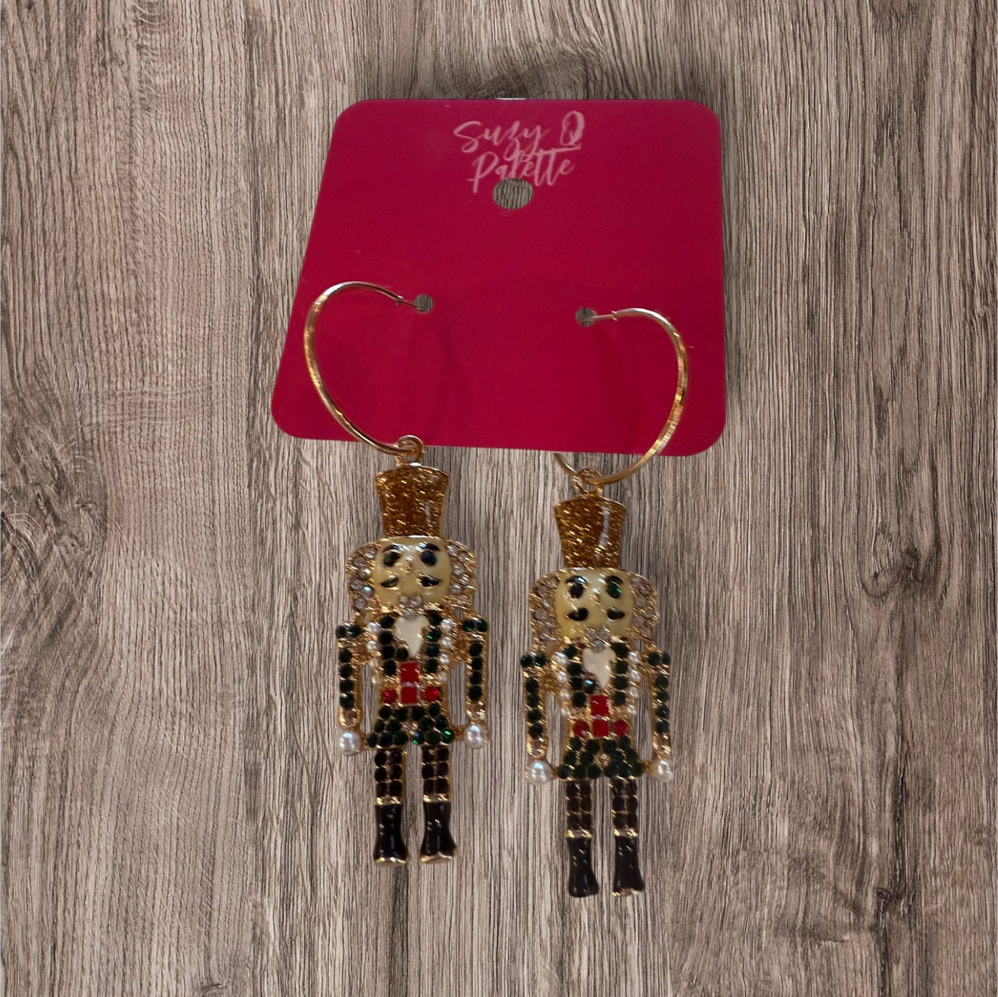 Nutcracker Christmas Earrings