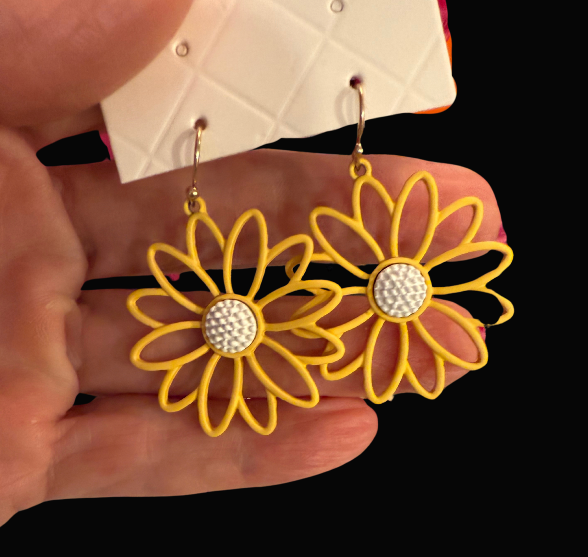 ALICE Yellow Floral Earrings