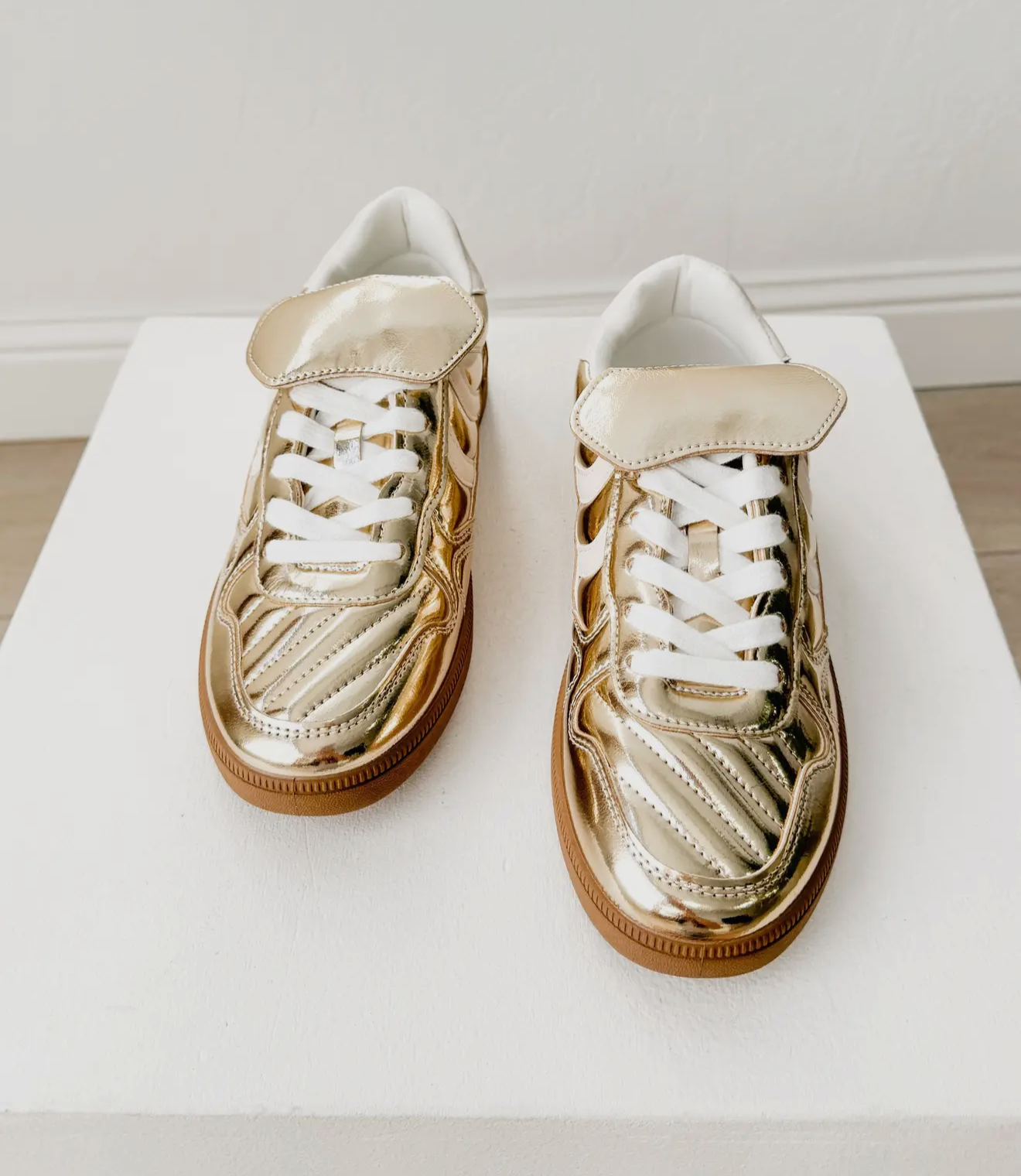 Gold Sneakers