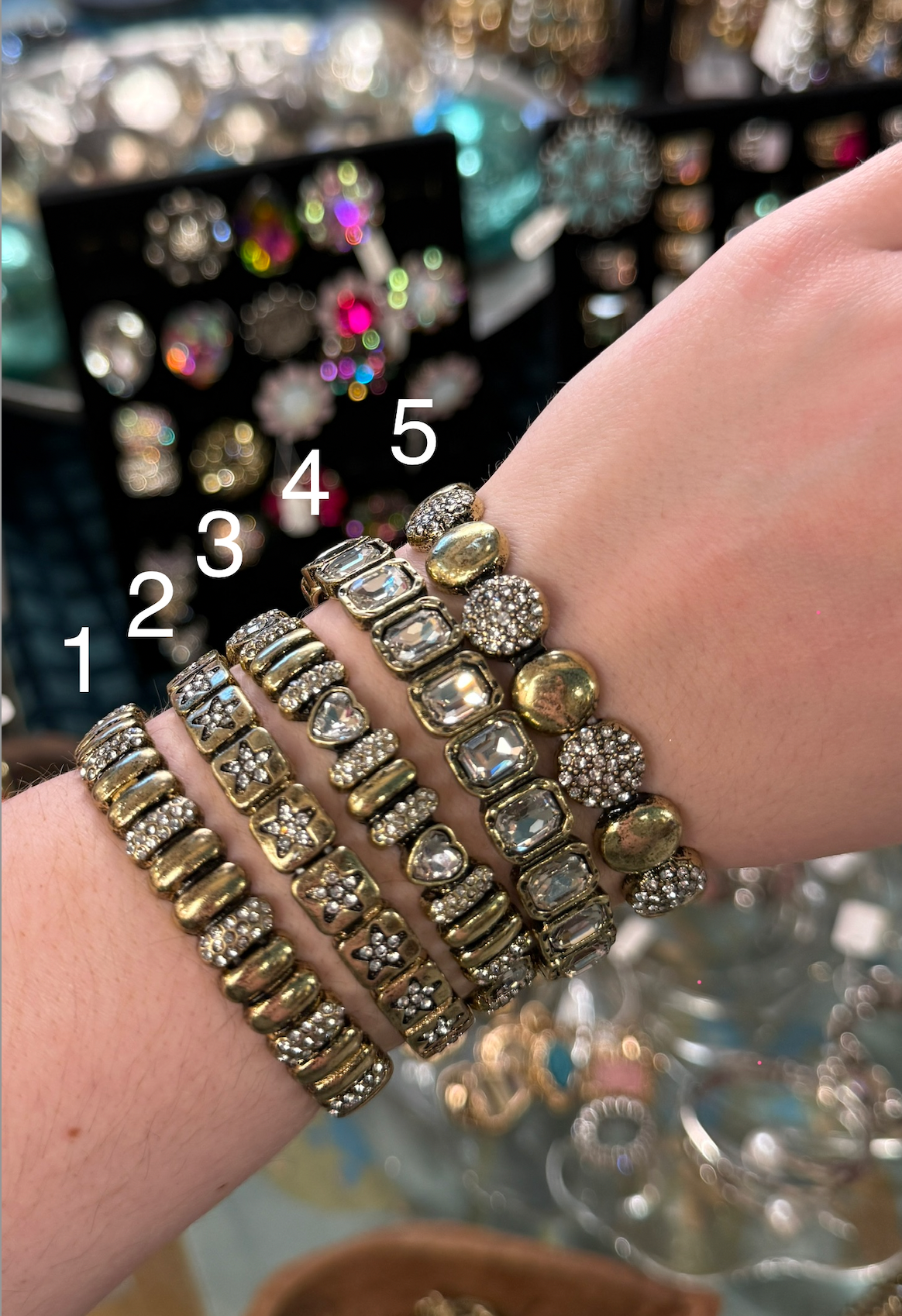 Burnished Gold Layering Bracelet