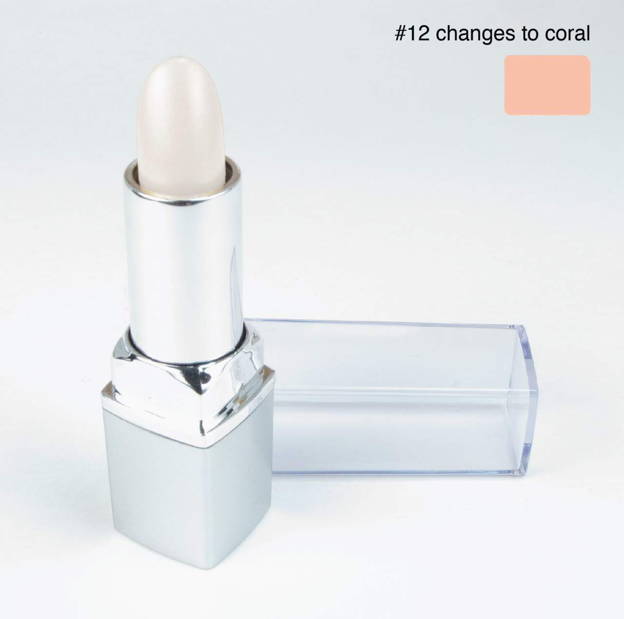 #12 Color Changing White to Coral Lipstick
