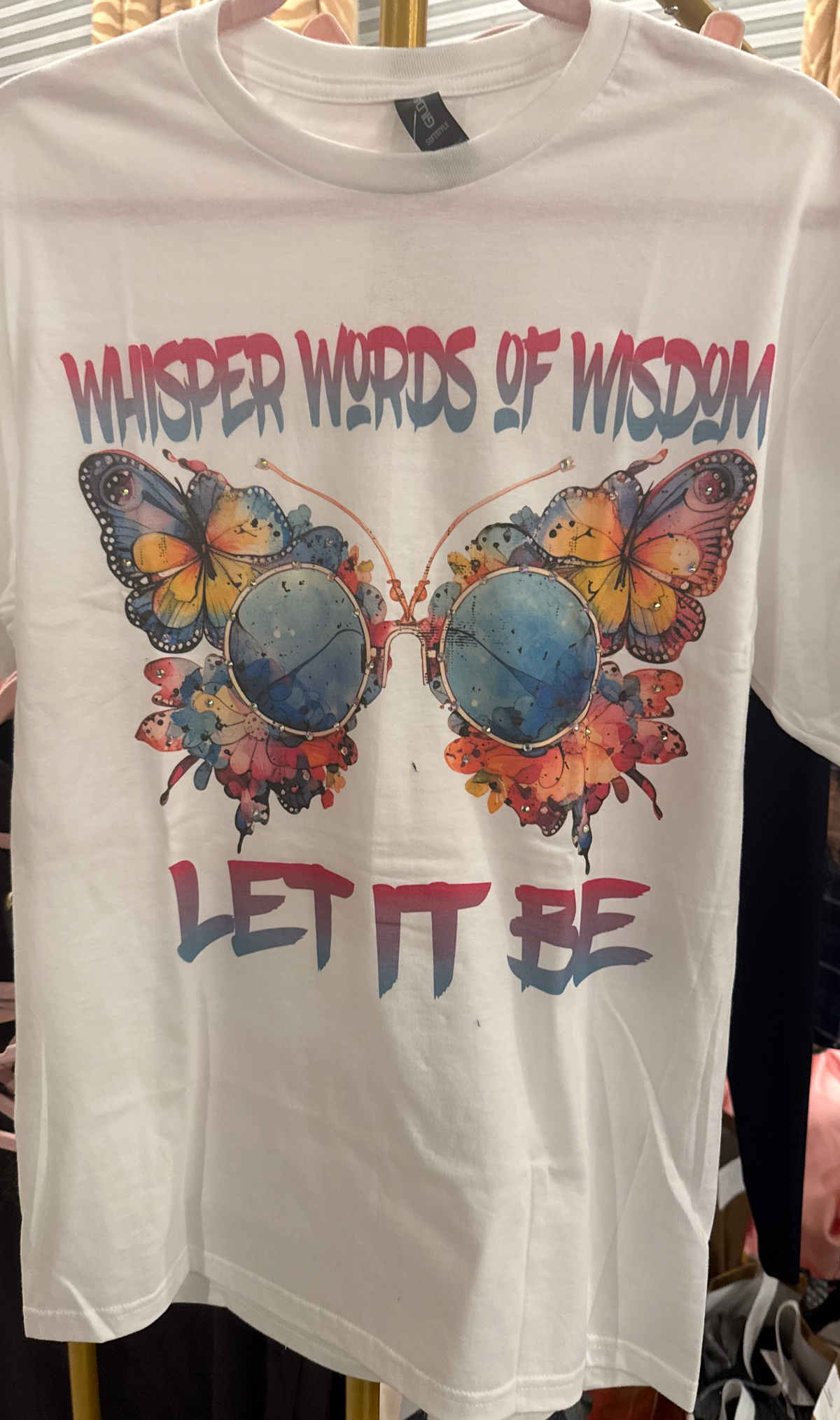 Whisper Words of Wisdom Let It Be Tee