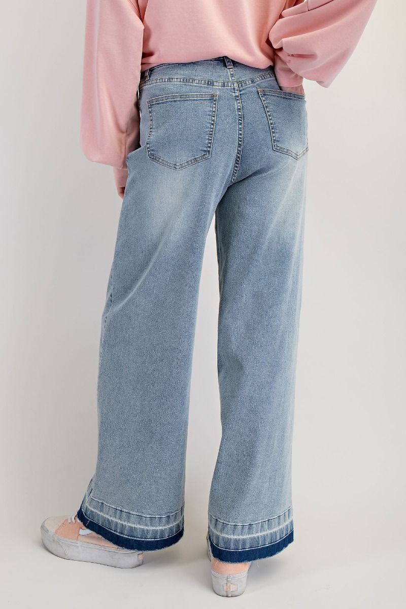 EASEL WASHED DENIM PANTS