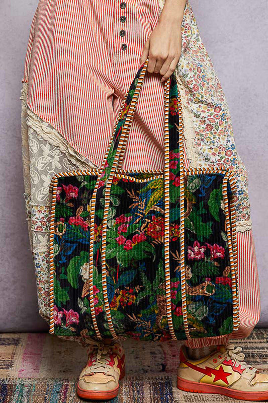 POL Black Jungle Tote Bag