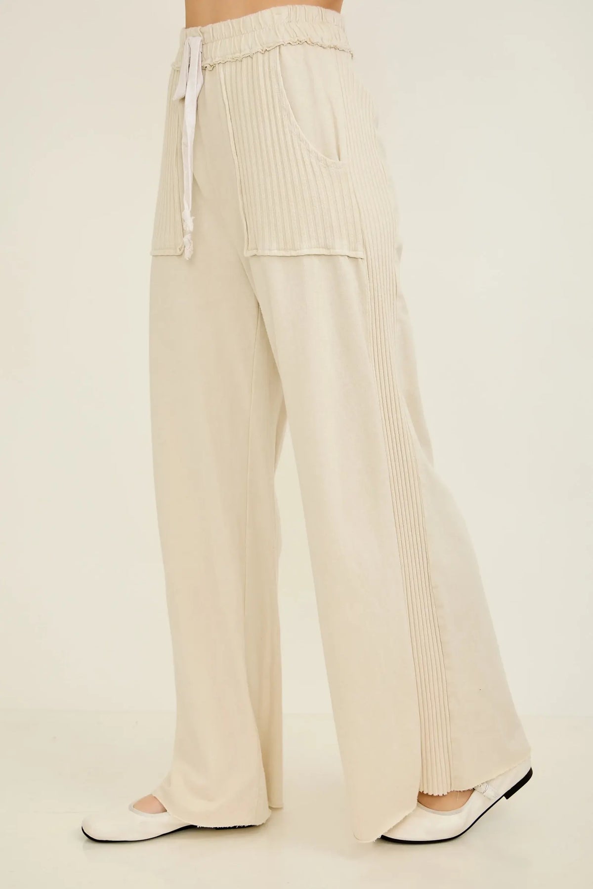 J HER Natural Side Knit Pants