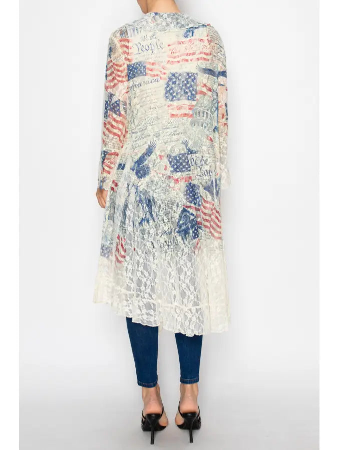 ORIGAMI Freedom Lace Cardigan
