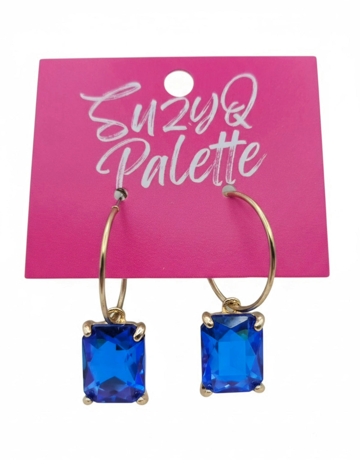 Blue Crystal Earrings