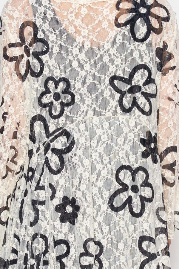 ORIGAMI New Daisy Ruffle Lace Duster