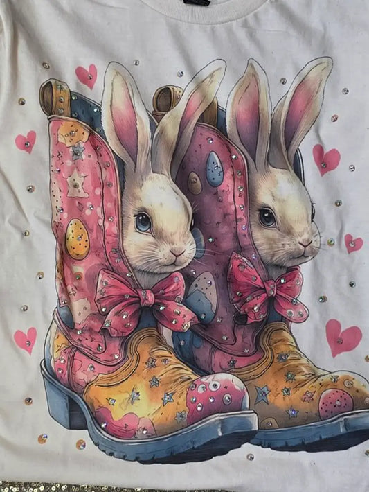 J Coons Bunny Boots Tee