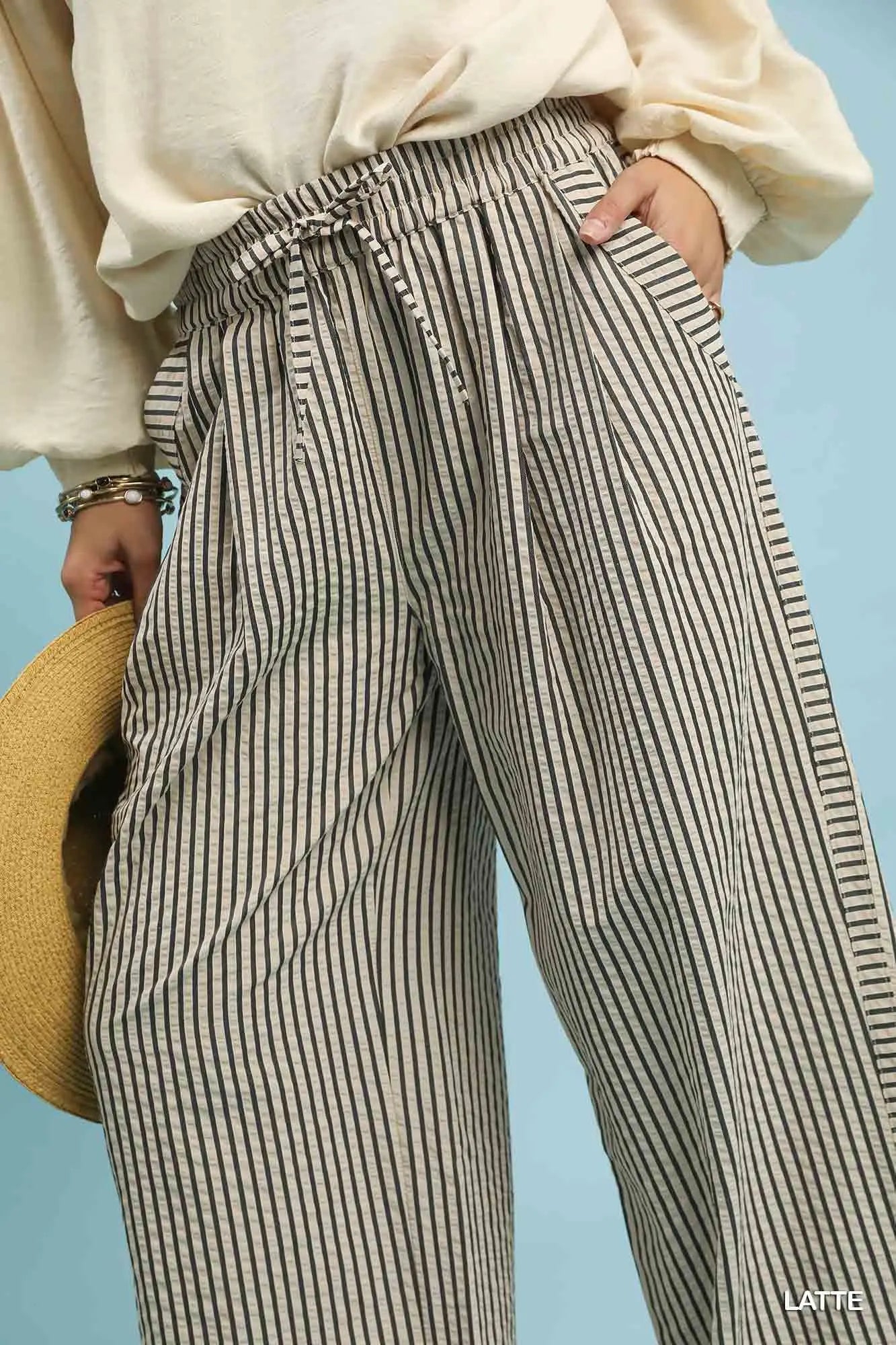 UMGEE Latte Stripe Pants