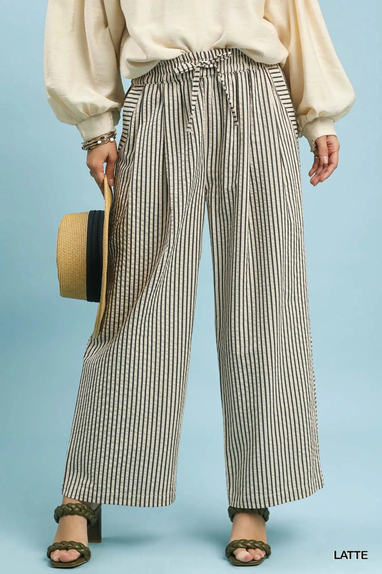 UMGEE Latte Stripe Pants