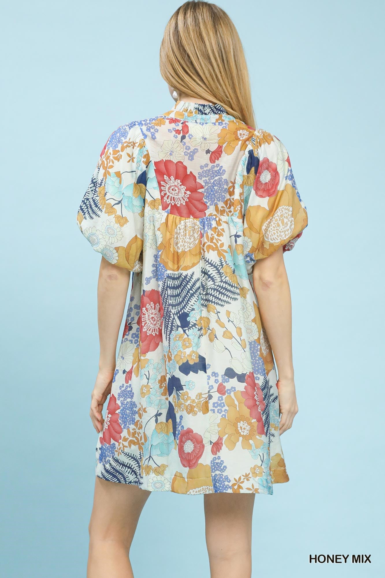UMGEE Honey Floral Babydoll Dress