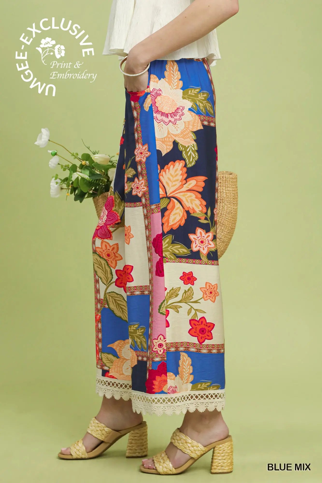 UMGEE Abstract Patchwork Pants *PREORDER*