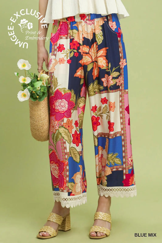 UMGEE Abstract Patchwork Pants *PREORDER*