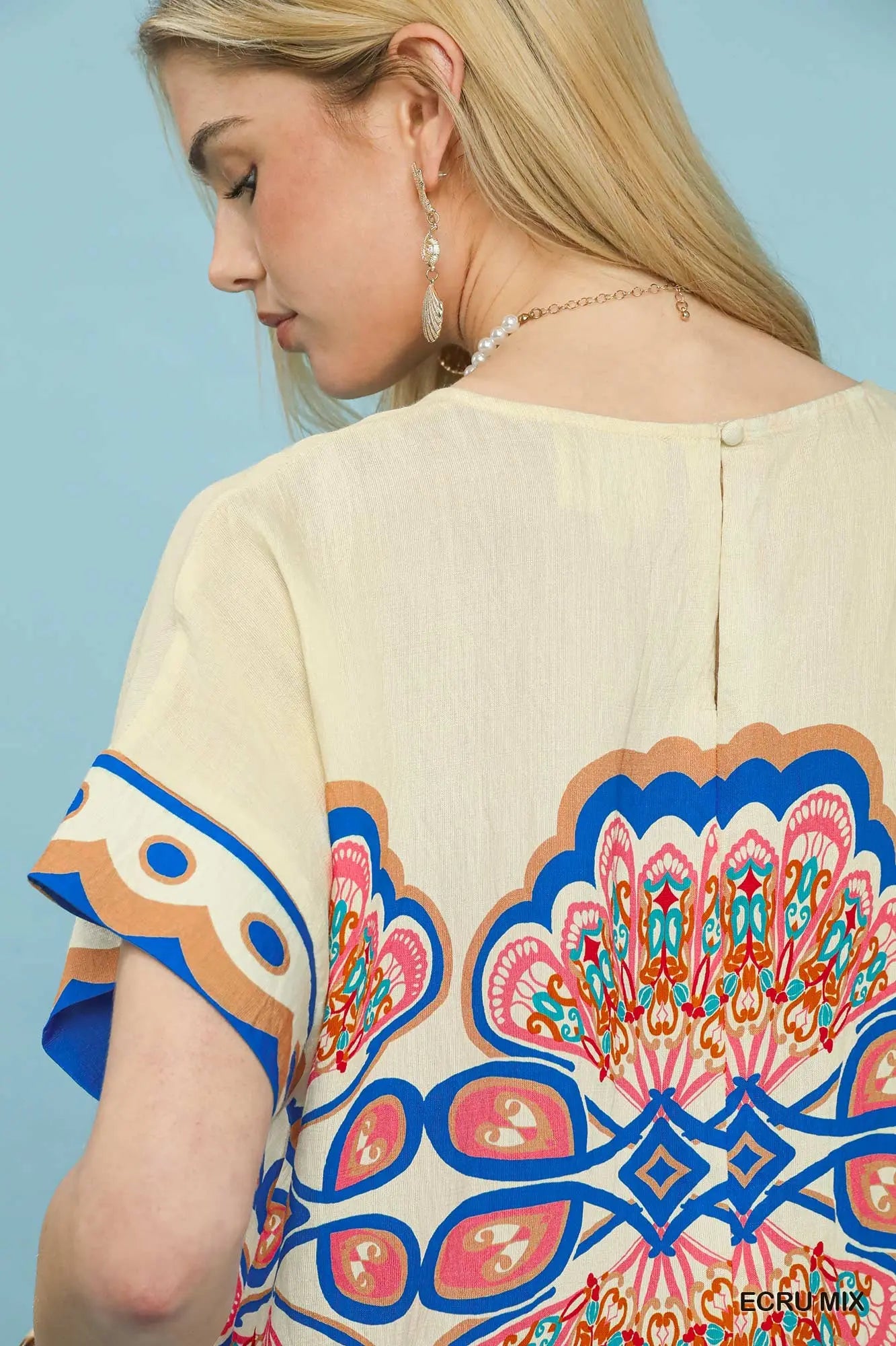 UMGEE Ecru Medallion Top