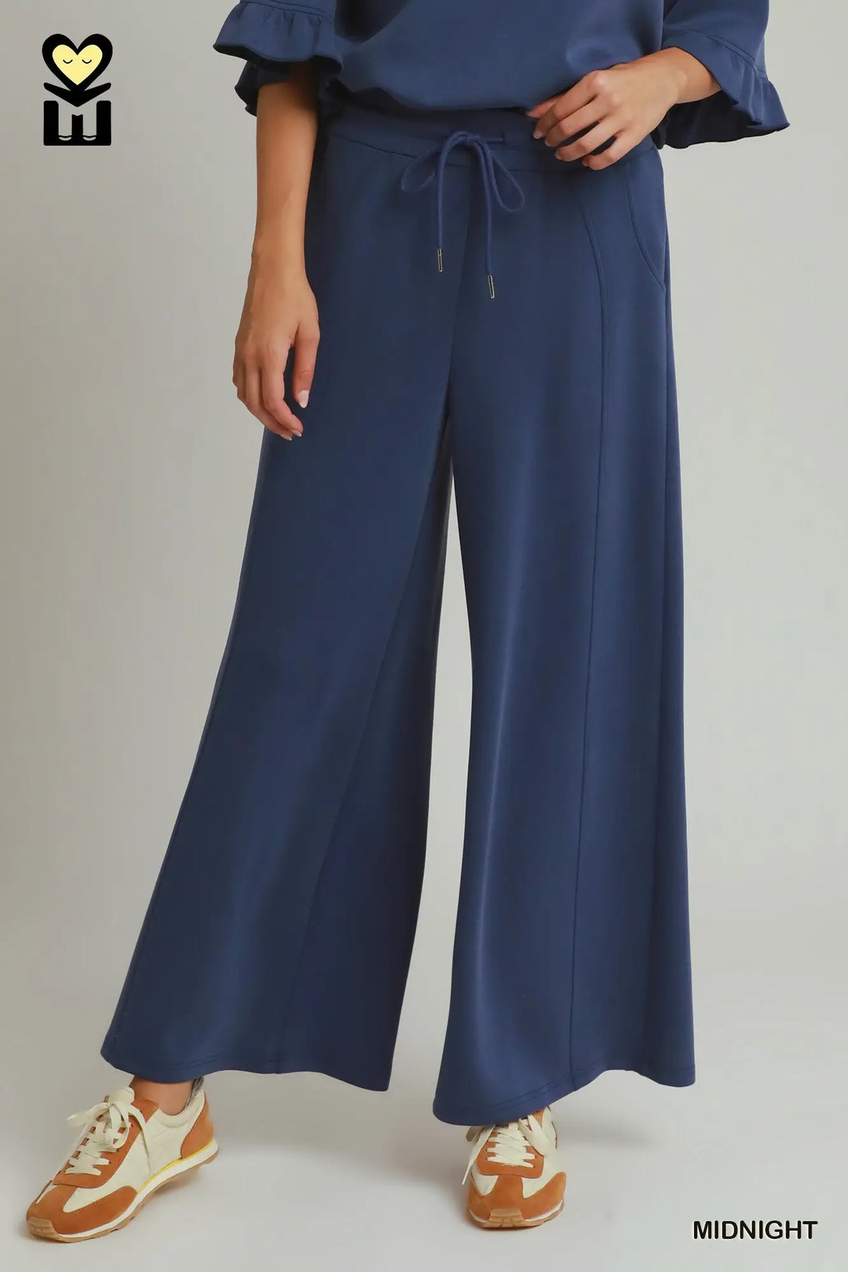 UMGEE Midnight SPACEKNIT Wide Leg Pants