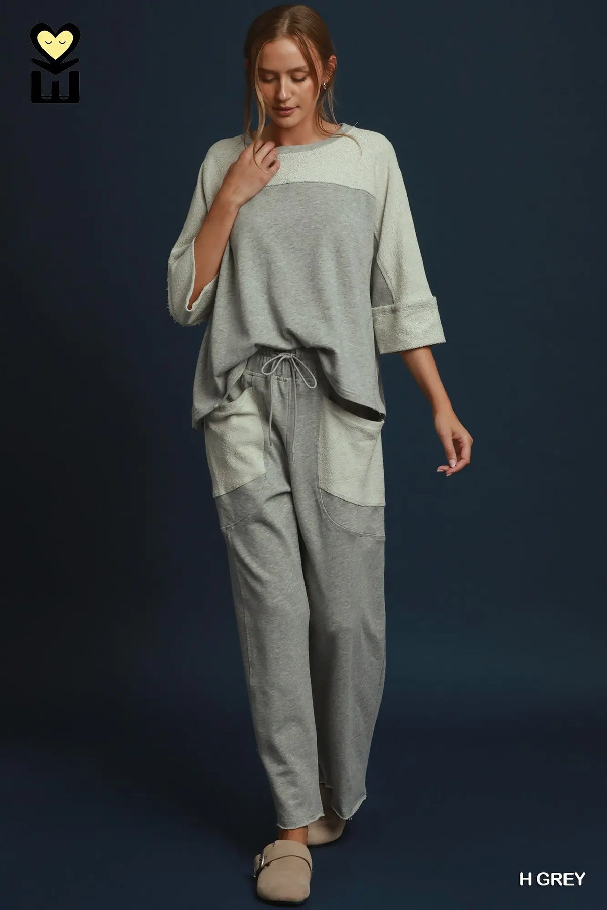 UMGEE H Grey French Terry Pants