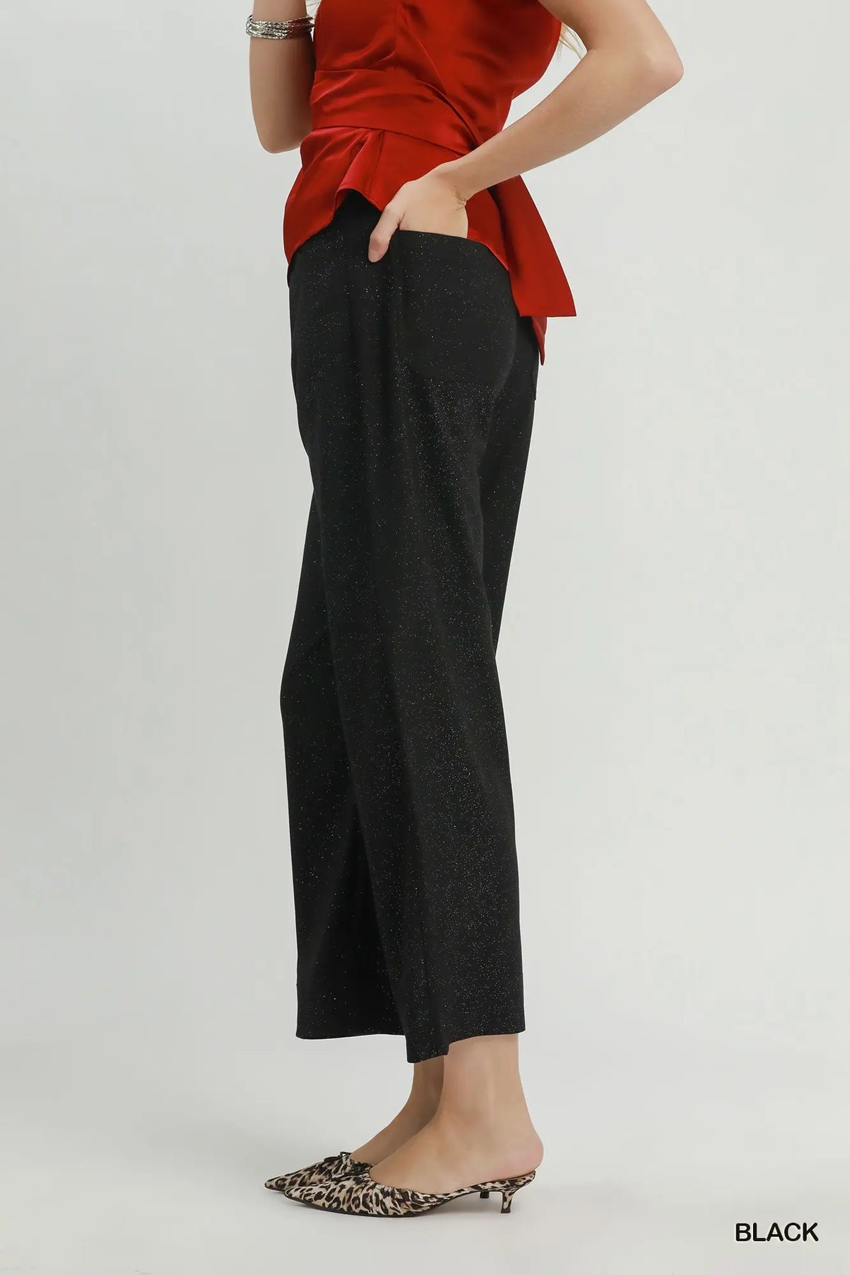 UMGEE Black Shimmer Pants