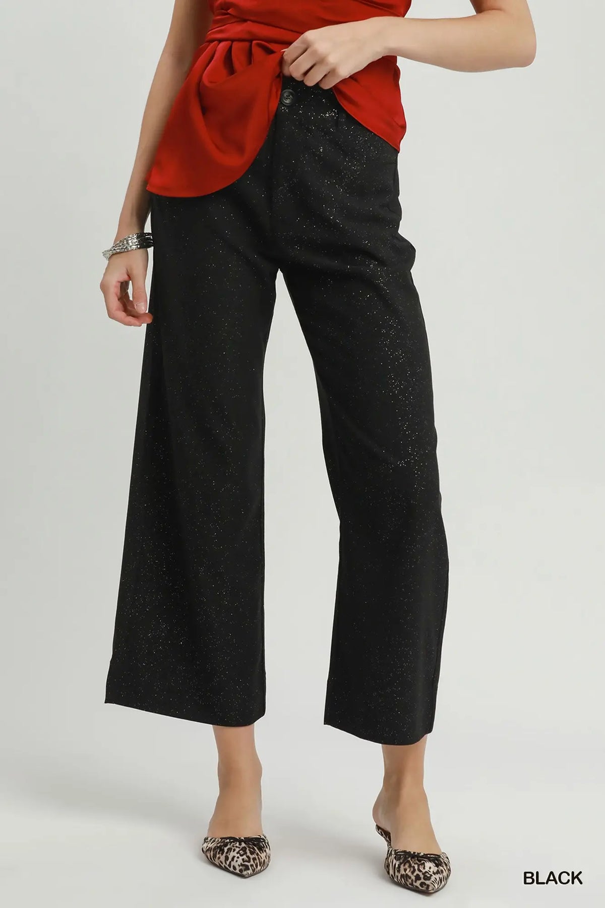 UMGEE Black Shimmer Pants