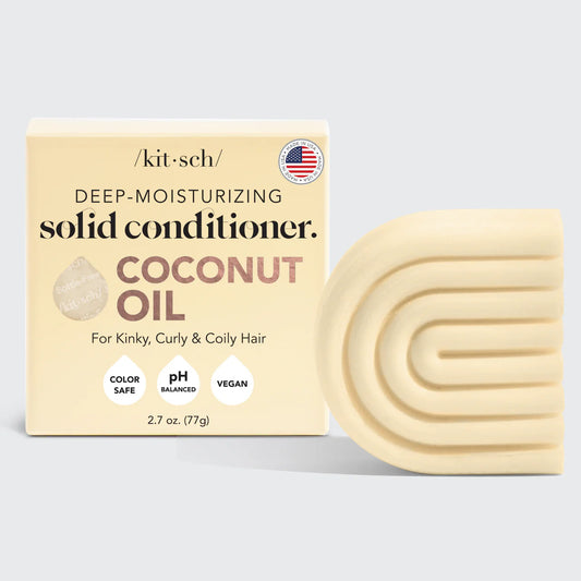KITSCH Coconut Oil Conditioner Bar for Dry Damaged Hair
