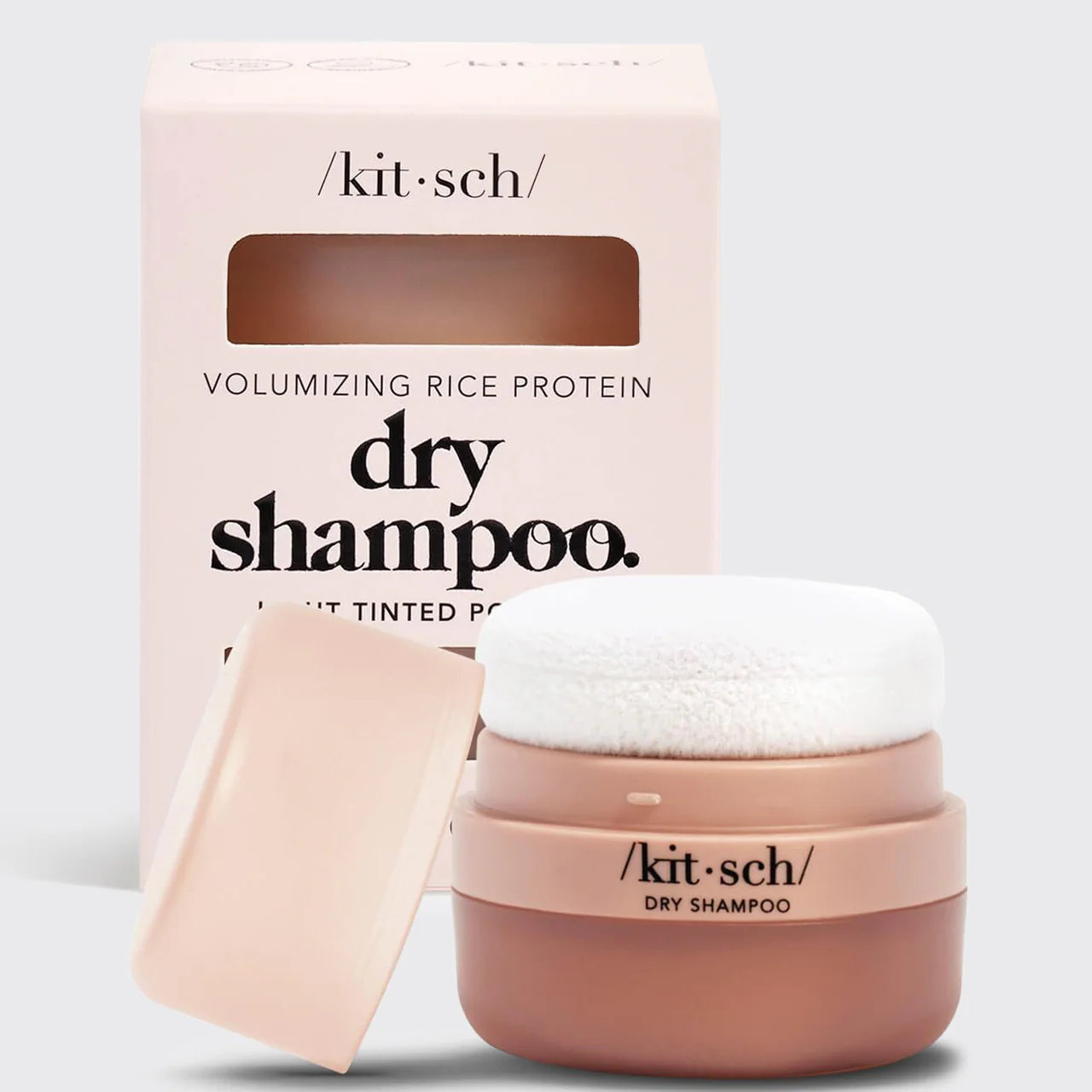 KITSCH Light Volumizing Rice Protein Dry Shampoo with Puff