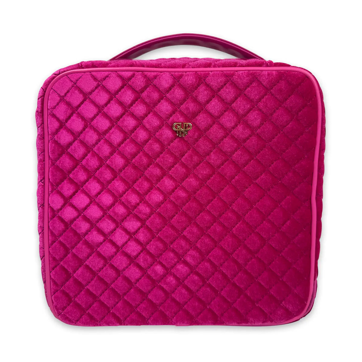 Mini Diva Makeup Case - Fuchsia Velvet