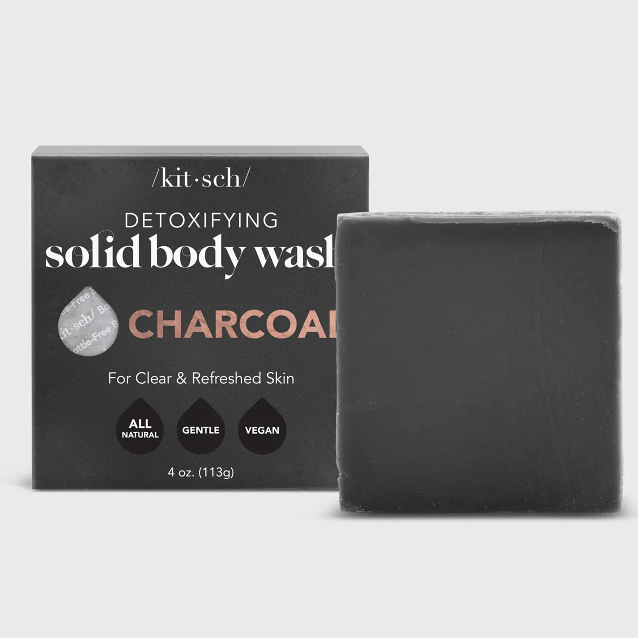 KITSCH Charcoal Detoxifying Solid Body Wash