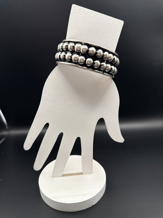 Double Row Bubble Bracelet